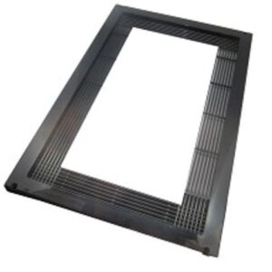Marco Microondas Ventilacion 600x400x22mm NEGRO