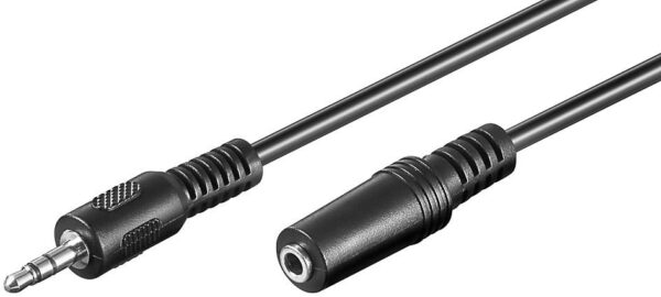 Cable JACK 3,5 Stereo Macho-Hembra 3,5 Stereo  2m