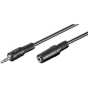Cable JACK 3,5mm Macho-Hembra 3,5mm Estereo 5m