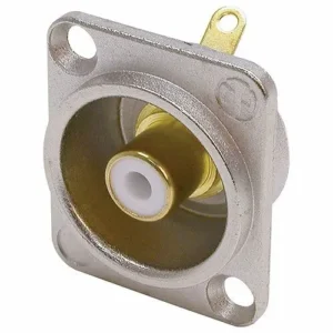 Base RCA Hembra D BLANCA NF2D NEUTRIK