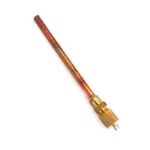 Valvula recarga de Gas con tubo Universal 1/4 100mm