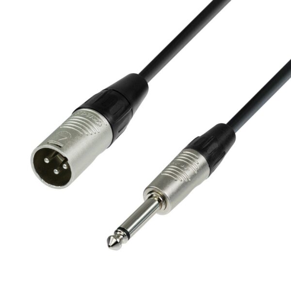 Cable XLR Macho a JACK 6,3 Mono 6m 3STAR ADAM