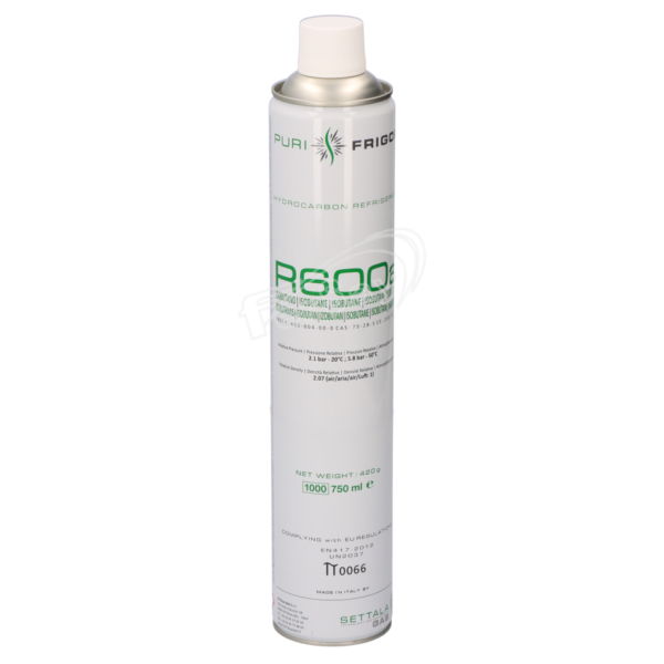 Botella Refrigerante GAS R600A 420grs 25FR1463