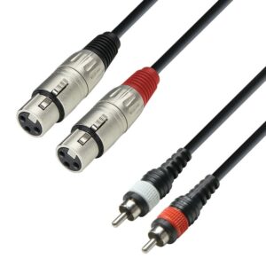 Cable 2xRCA a 2xXLR hembra 1m ADAM K3