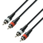 Cable 2xRCA macho a 2xRCA macho 1m ADAM K3M