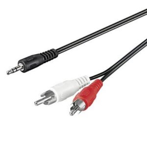 Cable JACK 3,5 ST Macho a 2RCA Macho 3m