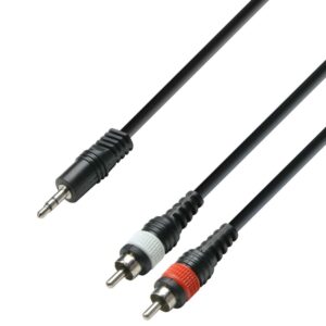 Cable JACK 3,5 ST Macho a 2RCA Macho 3m 3STAR ADAM