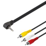 Cable JACK 3,5 de 4 Contactos a 3 RCA Macho 1,5m