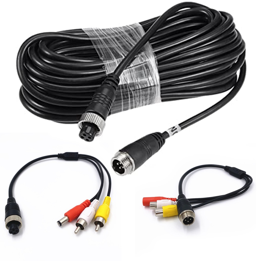 Cable para Camara Trasera HD 4Din 5m