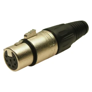 Conector XLR Hembra 7 pin Recto