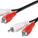 Cable RCA 2 Machos a 2 RCA Machos  2,5metros