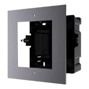 Panel frontal y caja de registro encastrada