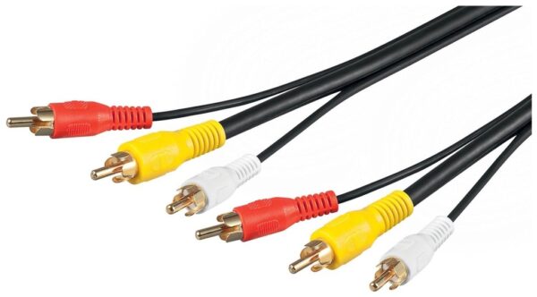 Cable RCA 3 Machos a 3 RCA Machos 20m