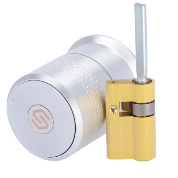 Cerradura inteligente Bluetooth Cilindro ajustable motorizado europeo
