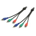 Cable RCA 3 machos a 3 RCA macho de  5 metros