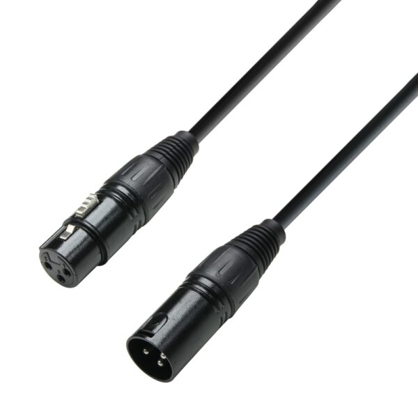 Cable DMX XLR Macho 3P a XLR Hembra 3P  3m