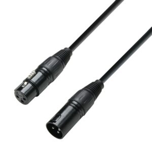 Cable DMX XLR Macho 3P a XLR Hembra 3P  6m