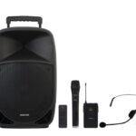 Altavoz Portatil 12" 250Wmax 2 Microfonos FONESTAR  MALIBU-312