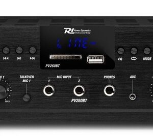Amplificador Stereo HiFi 6Zonas 600Wmax PV260BT