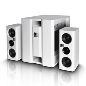 Sistema Amplificado 2.1 350Wrms DAVE8XSW BLANCO