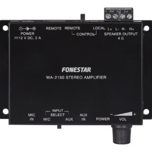 Amplificador empotrar 2x15W FONESTAR