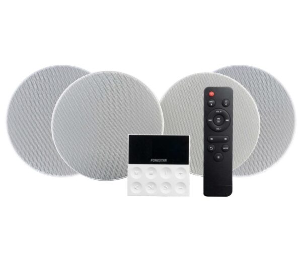Kit Sonido Empotrar Techo BT/USB/FM FONESTAR KS-WALL-4