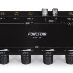 Mezclador Pasivo 3 Microfonos y AUX FONESTAR