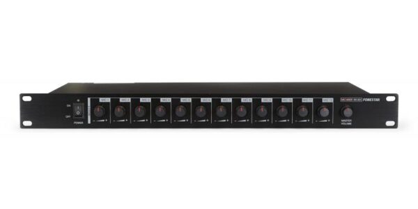 Mezclador RACK 12 Microfonos FONESTAR MX-824