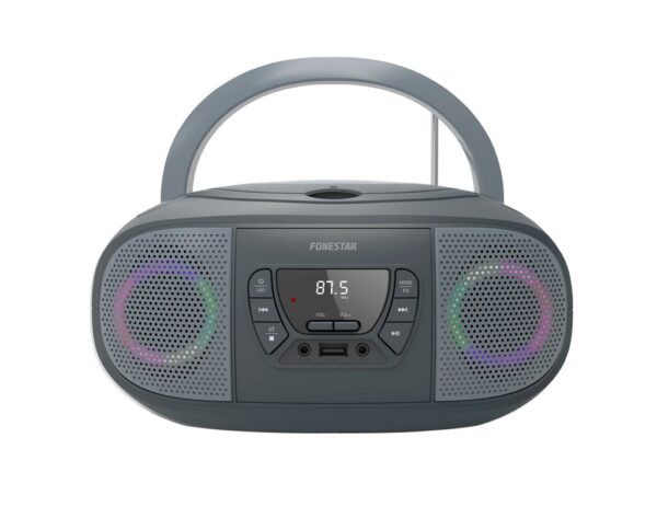 Radio CD USB GRIS FONESTAR BOOM-GO-G