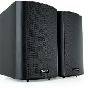Altavoces Amplificados 2x30W TOOQ NEGROS
