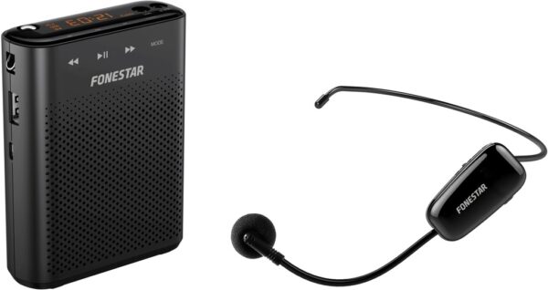 Amplificador Portatil 18W con Microfono Inalambrico ALTA-VOZ-W30