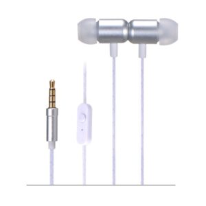 Auriculares In Ear con Microfono con Jack 3,5mm 4Cortes GRIS X4-G
