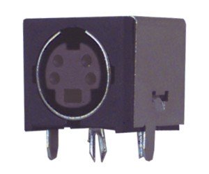 Base MiniDIN Hembra 4Pin 8mm C.I.