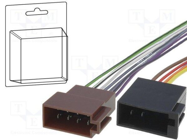 Cable Din Macho 14 Conexiones CAR ISOCAR3