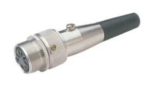 Conector 60º hembra DIN Aerea