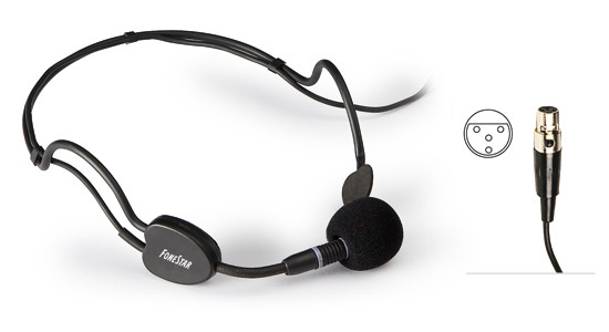 Microfono Diadema con MiniXLR4P