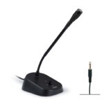 Microfono Sobremesa Dinamico JACK 6,3mm Mono FDM-629