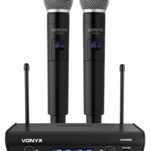 2 Microfonos Inalambricos Mano VONYX WM82