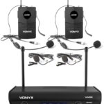 2 Microfonos Inalambricos Petaca VONYX WM82B