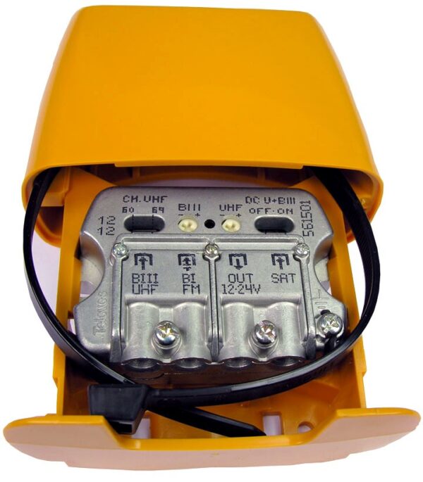 Amplificador Mastil 29dB 3e FM-UHF-FI