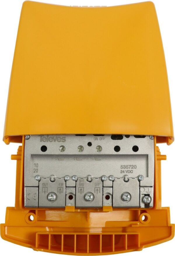 Amplificador Mastil 36dB 3e BIII-FM-UHF