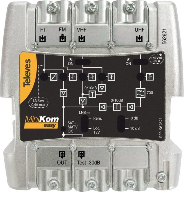 Central TV 4E/1S FM-VHF-UHF-FI MiniKom LTE