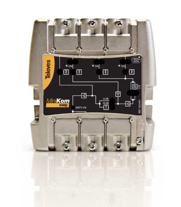Central TV 4E/1S FM-VHF-UHF-UHF MiniKom 4G-LTE