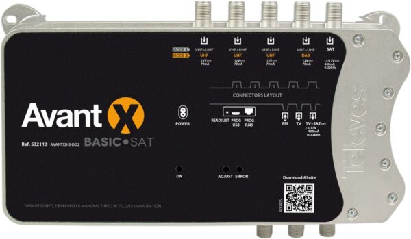 Central TV Programable AVANT X BASIC SAT TELEVES