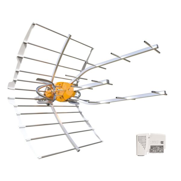 Antena TV UHF ELLIPSE 38dB con Alimentador TELEVES