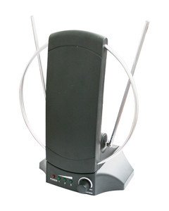 Antena Interior TV con Amplificador 230Vac