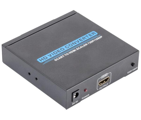 Conversor EUROCONECTOR a HDMI  Alimentacion 5V