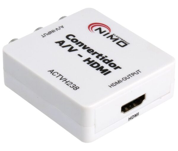 Conversor RCA AV Video y Audio a HDMI