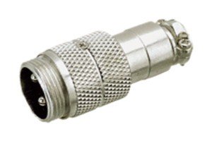 Conector Microfono Macho aereo 2 contactos Prolongador
