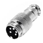 Conector Microfono Macho aereo 5 contactos Prolongador